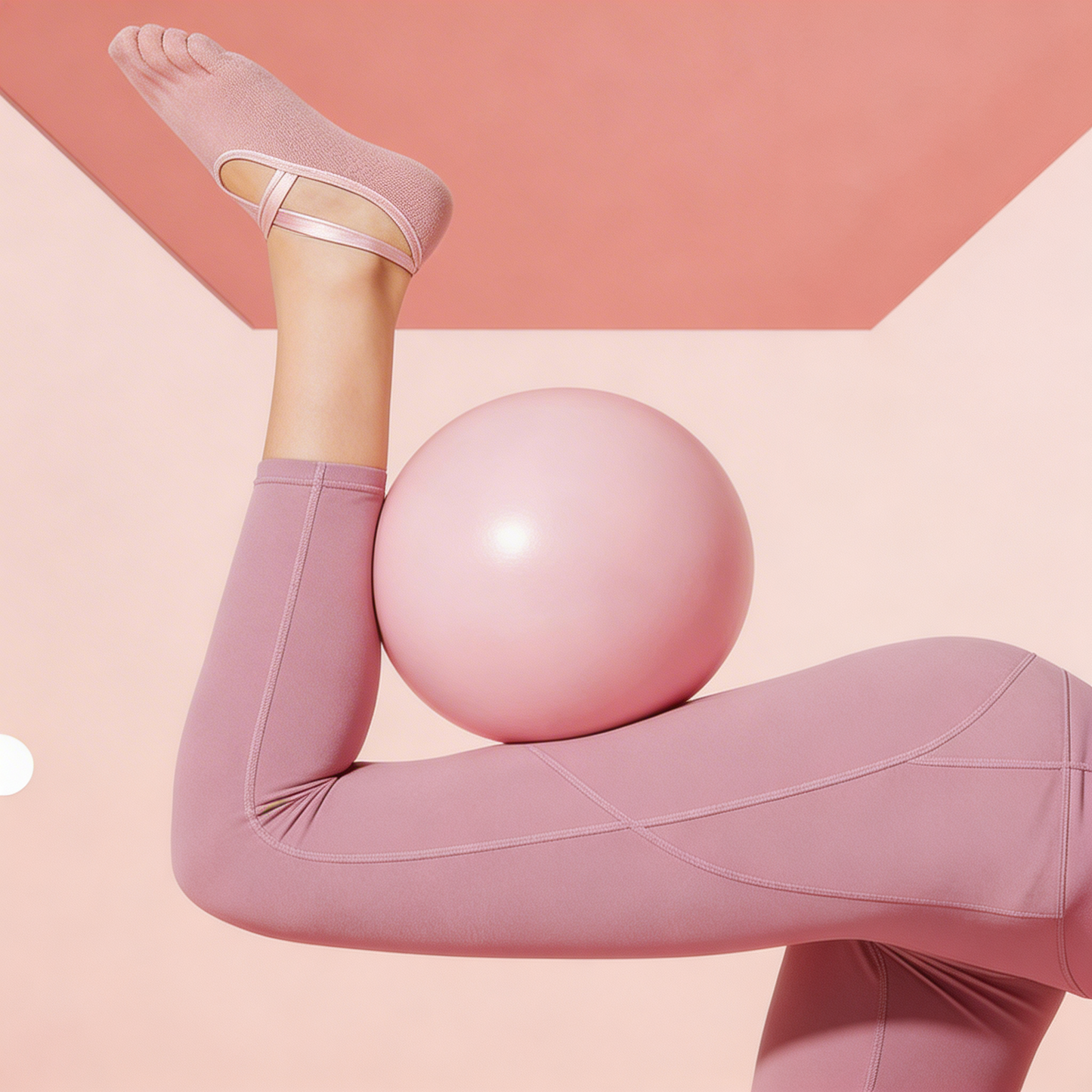 CoreBall™ – Pink Pilates Ball for Strength, Stability and Flexibility