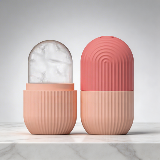 GlowRoller™ – Pink Facial Ice Roller for Skin Refresh and Firming